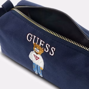 GUESS KIDS Син калъф за моливи със стилен дизайн