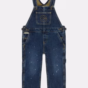 GUESS KIDS Детски дънков гащеризон с регулируеми презрамки
