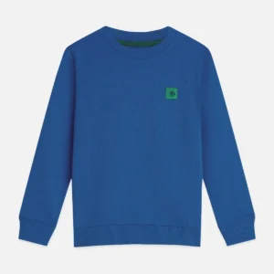 SCOTCH & SODA Син спортен блузон за момчета с лого етикет - Снимка 1