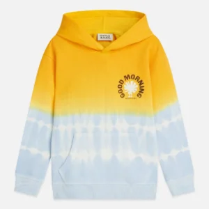SCOTCH & SODA Удобен детски суитчер с качулка и принт - Снимка 1