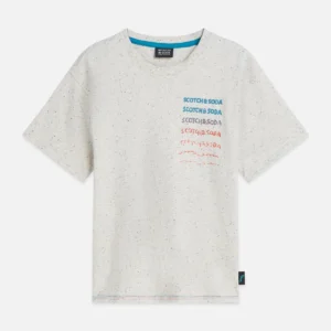 SCOTCH & SODA Цветна тениска с оригинална щампа за момчета - Снимка 1