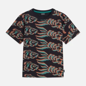 SCOTCH & SODA Детска тениска с щампа и свободна кройка - Снимка 1