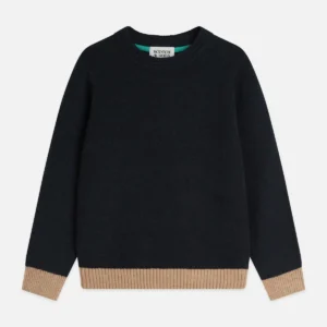 SCOTCH & SODA Трикотажен пуловер в тъмносин цвят за момчета - Снимка 1