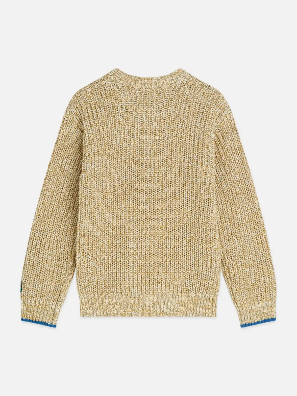 SCOTCH & SODA Детски трикотажен бежов пуловер с лого за момчета - Снимка 2