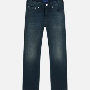 SCOTCH & SODA Дънки за момчета с комфортна кройка - тъмносини - Снимка 1