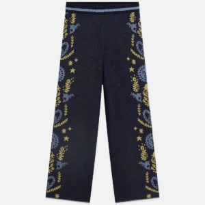 SCOTCH & SODA Детски жакардови панталони с флорални мотиви за момиче - Снимка 1