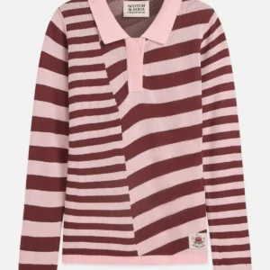 SCOTCH & SODA Модерна трикотажна риза за момичета - Снимка 1