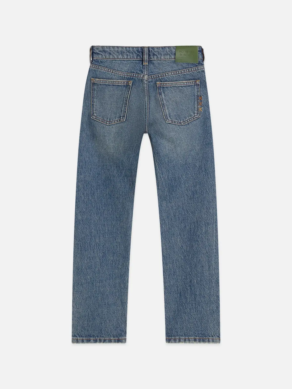SCOTCH & SODA Дънки за момчета в средно син цвят - Снимка 2