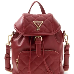 GUESS KIDS Детска мини раница в цвят бордо - Снимка 1
