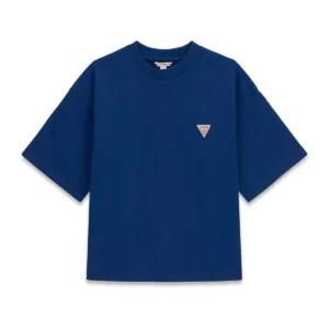 GUESS KIDS Стилна детска тениска с лого и син цвят - Снимка 1