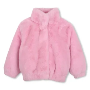 BILLIEBLUSH Детско розово палто от изкуствена кожа - Снимка 1