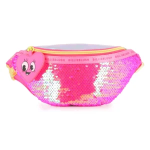 BILLIEBLUSH Детска чантичка за кръст с пайети и принт - Снимка 1